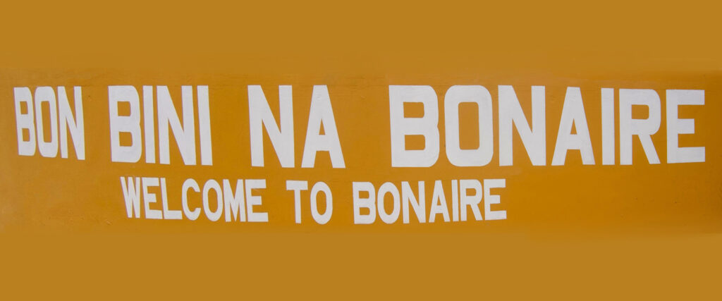 Wandschildering Bon Bini Na Bonaire